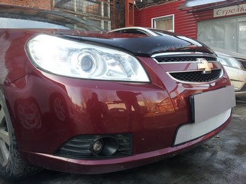 Защитная сетка радиатора ProtectGrille для Chevrolet Epica (2006-2012 Хром) - ОбвесКарРу VIN: CHEP.chrome. 