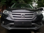 Защитная сетка радиатора ProtectGrille для Honda CR-V IV (дв.2.0 2012-2015 Черная)