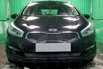 Защитная сетка радиатора ProtectGrille нижняя для KIA Ceed (2015-н.в. Черная)