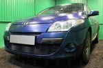 Защитная сетка радиатора ProtectGrille нижняя для Renault Megane (2009-2012 Черная)