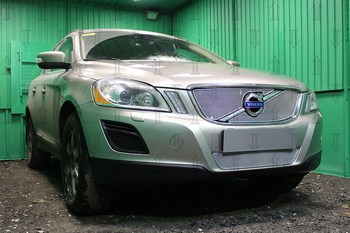 Защитная сетка радиатора ProtectGrille нижняя для Vovlo XC60 (2008-2013 Хром) - ОбвесКарРу VIN: VXC60.08.OPTIMAL.bot.chro. 