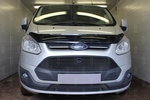 Защитная сетка радиатора ProtectGrille нижняя для Ford Tourneo Custom (2012-н.в. Черная)