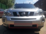 Защитная сетка радиатора ProtectGrille нижняя для Nissan X-Trail (2007-2010 Черная)