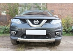 Защитная сетка радиатора ProtectGrille Optimal для Nissan X-Trail (2015-н.в. c парктроником Черная)