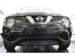 Защитная сетка радиатора ProtectGrille Optimal нижняя для Nissan Juke (2014-2015 Черная)