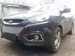 Защитная сетка радиатора ProtectGrille Optimal для Hyundai IX35 (2010-2015 Хром)