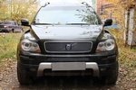 Защитная сетка радиатора ProtectGrille Premium верхняя для Vovlo XC90 (2006-2009 Черная)