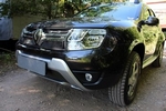 Защитная сетка радиатора ProtectGrille Premium верхняя для Renault Duster (2015-н.в. Черная)