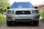 Защитная сетка радиатора ProtectGrille Premium нижняя для Subaru Forester (2004-2008 Черная)