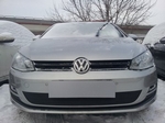 Защитная сетка радиатора ProtectGrille Premium для Volkswagen Golf VII (2012-2015 Черная)