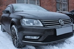 Защитная сетка радиатора ProtectGrille Premium для Volkswagen Passat B7 (2010-2015 Черная)