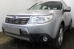 Защитная сетка радиатора ProtectGrille Premium нижняя для Subaru Forester (2008-2011 Хром)