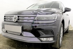 Защитная сетка радиатора ProtectGrille Premium верхняя для Volkswagen Tiguan (2016-н.в. Хром)