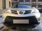 Защитная сетка радиатора ProtectGrille Premium нижняя для Toyota Rav4 (2013-2015 Черная)