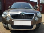 Защитная сетка радиатора ProtectGrille Premium для Skoda Yeti (2009-2013 Черная)