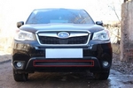 Защитная сетка радиатора ProtectGrille Premium нижняя для Subaru Forester (2014-2015 Черная)