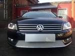 Защитная сетка радиатора ProtectGrille Premium для Volkswagen Passat B7 (2010-2015 Хром)