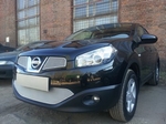 Защитная сетка радиатора ProtectGrille Premium нижняя для Nissan Qashqai (2010-2014 Хром)