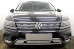 Защитная сетка радиатора ProtectGrille Premium off-road нижняя для Volkswagen Tiguan (2016-н.в. Хром)