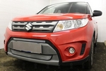 Защитная сетка радиатора ProtectGrille Standart 2 части для Suzuki Vitara (2014-н.в. Хром)