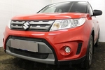 Защитная сетка радиатора ProtectGrille Standart 2 части для Suzuki Vitara (2014-н.в. Черная)