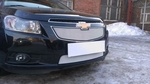 Защитная сетка радиатора ProtectGrille верхняя для Chevrolet Cruze (2009-2013 Хром)