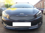 Защитная сетка радиатора ProtectGrille верхняя для KIA Ceed III (2012-2015 Хром)