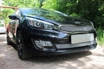 Защитная сетка радиатора ProtectGrille верхняя для KIA Ceed Pro III (2012-2015 Хром)