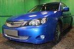 Защитная сетка радиатора ProtectGrille верхняя для Subaru Impreza (2007-2011 Хром)