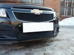 Защитная сетка радиатора ProtectGrille верхняя для Chevrolet Cruze (2009-2013 Черная)